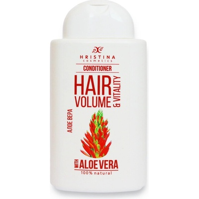 Hristina přírodní kondicionér na vlasy pro velký objem vlasů Aloe Vera 200 ml