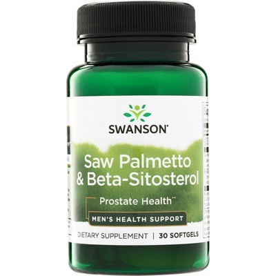 Swanson Saw Palmetto + Beta-Sitosterol 30 kapslí