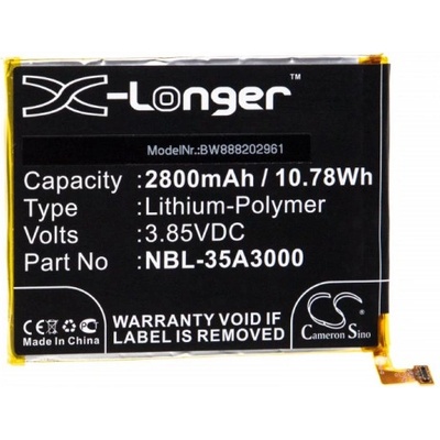 VHBW Батерия за TP-Link Neffos X1 Max, 2800 mAh (888202961)