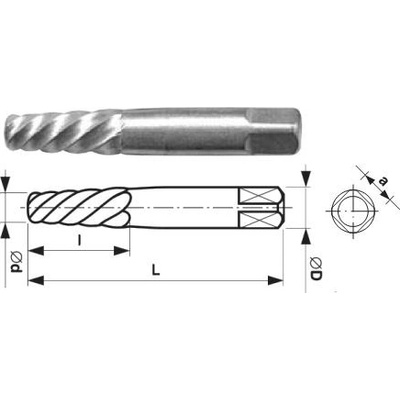 StimZet vytahovač zalomených šroubů č.3 (M8-10) 231680 – Zbozi.Blesk.cz
