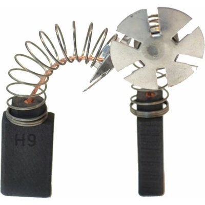 Asein 1341J Náhradní uhlíky (2ks) pro stroje AEG (6,4 x 12,5 x 20 mm), typ 38