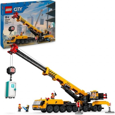 LEGO® City 60409 Žltý pojazdný stavebný žeriav
