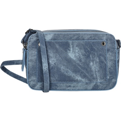 Enrico Benetti dámska módna crossbody kabelka Chloë 20 cm džínsová modrá