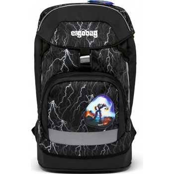 Ergobag Prime Batoh Black reflexní 2023