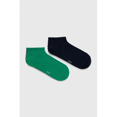 Tommy Hilfiger Чорапи Tommy Hilfiger (2 броя) в зелено (342023001)