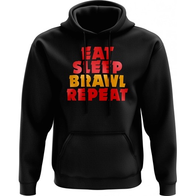 Brawl Stars mikina Eat Sleep Brawl Repeat černá