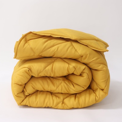 EmonaMall Олекотена завивка EmonaMall Елинор Горчица, Зимна, 150/210 см, Капитонирана - Код S18652 (S18652-3800237624607)