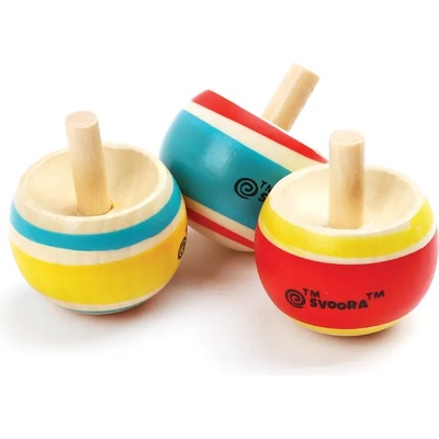 SVOORA Детска играчка - Svoora обръщащ се дървен пумпал Classic