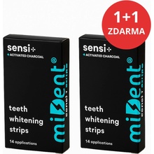 miDent Sensi+ Bělící pásky charcoal 28 ks