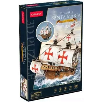 CUBICFUN 3D puzzle Loď Santa Maria 204 ks