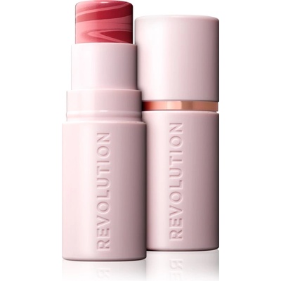 Revolution Skin Silk Blush Stick кремообразен руж в стик цвят Rose Nude Pink 4.5 гр
