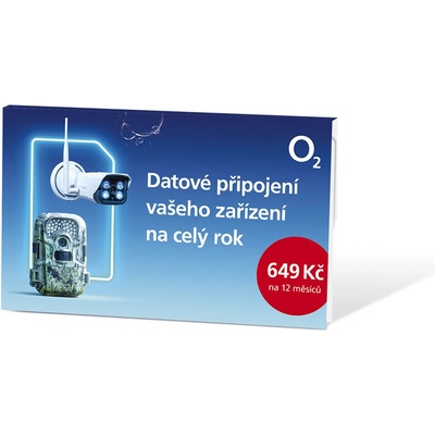 SIM karta O2 data na rok 15GB