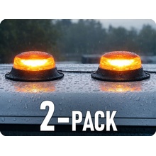 KAMAR LED výstražný maják 15W, 12V/24V, 3módy/2-PACK! [ALR0203]
