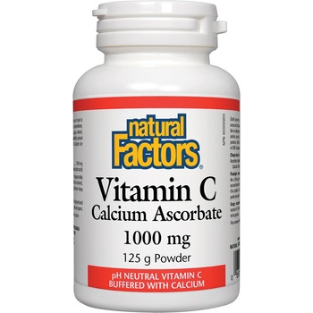 Natural Factors Vitamin C Calcium Ascorbate, 1000 mg, 125 g, Natural Factors