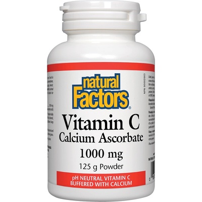 Natural Factors Vitamin C Calcium Ascorbate, 1000 mg, 125 g, Natural Factors