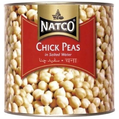 Natco Vařená Cizrna Chick Peas In Salted Water 2.5 kg