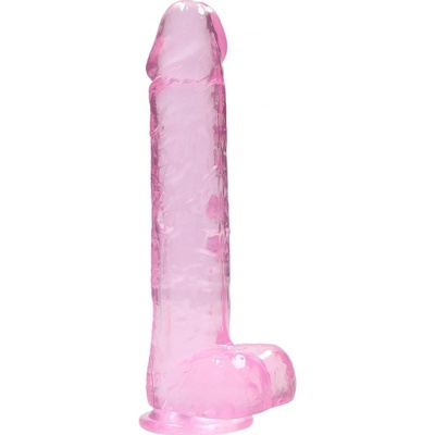 RealRock Realistic Dildo With Balls 10'/ 25,4 Cm Klasické dildo s přísavkou