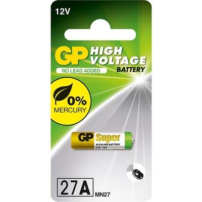 GP Batteries Алкална батерия gp 12 v 1 бр. в опаковка за аларми А27 (gp-ba-lr27-12v-1pk)