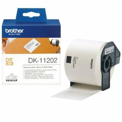 Етикети за принтер Brother DK-11201 Черен/Бял (4977766628143)