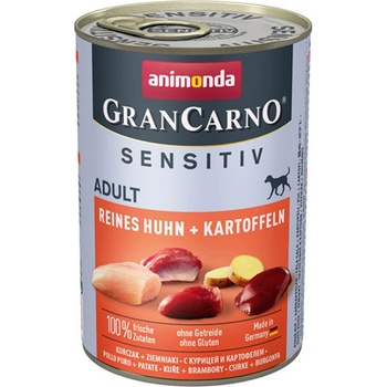 Animonda GranCarno Sensitiv Adult - пиле с картофи 400г