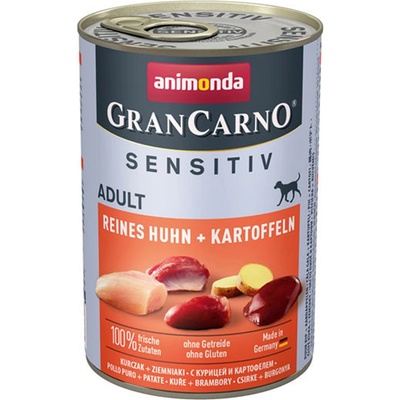 Animonda GranCarno Sensitiv Adult - пиле с картофи 400г