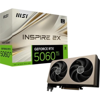 Image 1 of MSI GeForce RTX 5060 Ti INSPIRE 2X 16GB GDDR7 128bit