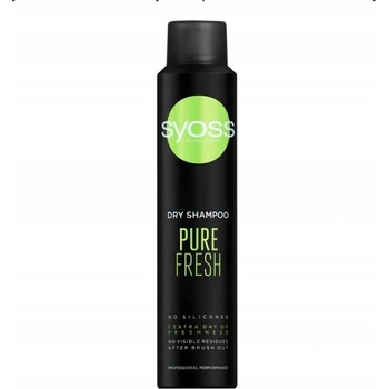 Syoss Pure Fresh Vegan bez silikónov suchý šampón 200 ml