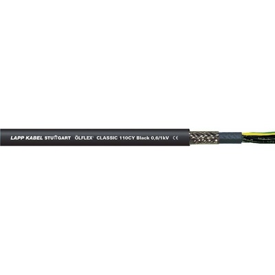 Lapp CLASSIC 110 CY BLACK 1121270/1000 riadiaci kábel 4 x 1 mm² 1000m čierna