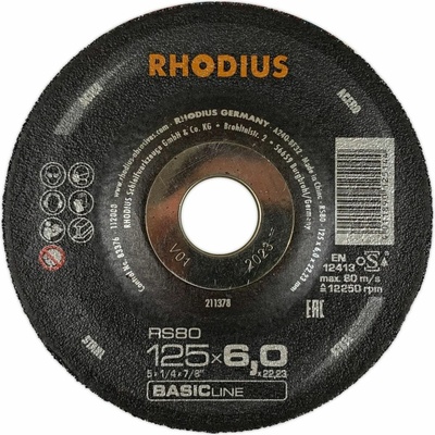 Rhodius Brúsny kotúč 125 x 6,0 x 22,23 mm 211378