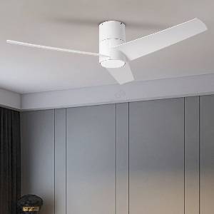 ZEVENTI - LED Таванен вентилатор BARROSA LED/18W/230V Wi-Fi Tuya бял + ДУ (ZV0026)