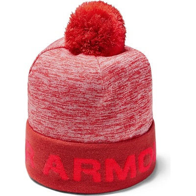 Under Armour Шапка Under Armour Boy's Gametime Pom Beanie Червен Velikost OSFA