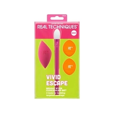 Real Techniques Bright Eyes Concealer Vivid Set Sada štětců Unisex 1 x 1 ks