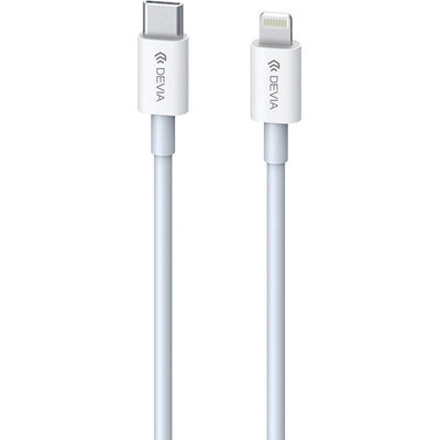 Devia EC146 PD USB-C - Lightning 20W 3A, 1m, bílý