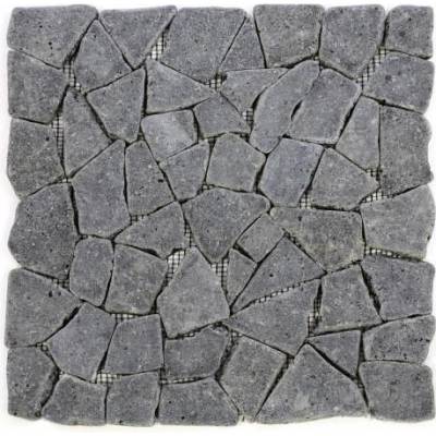 Divero mozaika z přírodního kamene 30 x 30 cm tmavě šedá 1 m2