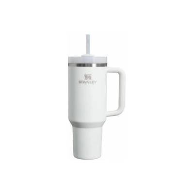 STANLEY 1913 Quencher H2.0 Flowstate Drinking Bottle with Straw 1.2L - Thermo Mug Cools 11 Hours - 48 Hours Ice Cooled - Thermos Bottle BPA Free - Stainless Steel Drinking Cup - Frost - 100000144087