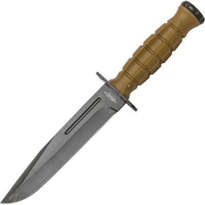 JKR Taktický nůž, 17 cm, ABS, pískový