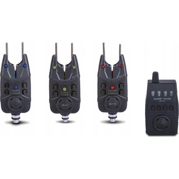 Saenger hlásič záběru Carp Voice R-4 sada 3+1 červená, zelená, modrá