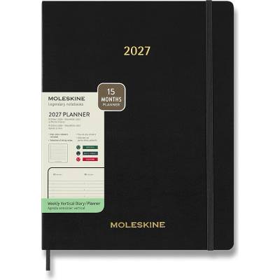 Moleskine Essential A4 týdenní 2027 černý