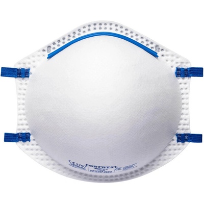 Portwest respirátor P200 FFP2, bez ventilku POR-P200WHR Bílá