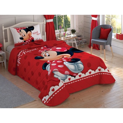 TAC Детски спален комплект с олекотена завивка disney minnie lovely ранфорс