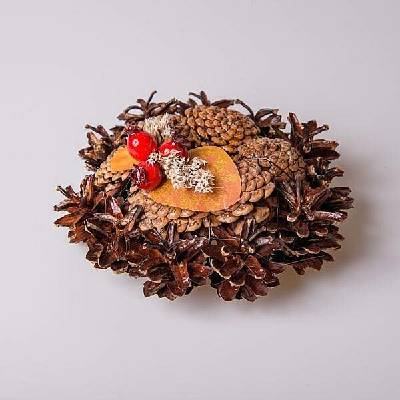 Věneček dušičkový šiškový 10cm No 4 VVK