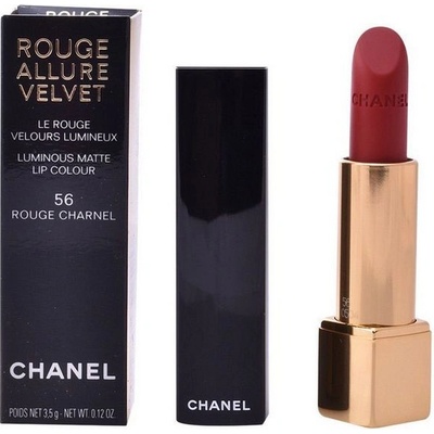 Chanel Dlhotrvajúci matný rúž Rouge Allure Velvet Luminous Matte Lip Colour 56 Rouge Charnel 3,5 g