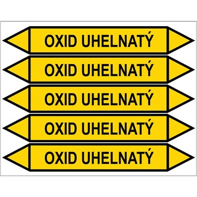 Značení potrubí, oxid uhelnatý PZG 007712