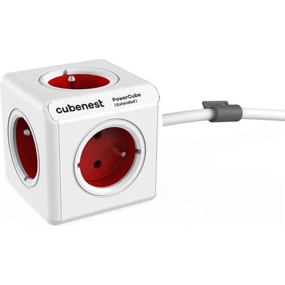 Cubenest PowerCube Extended 1,5 m biela červená