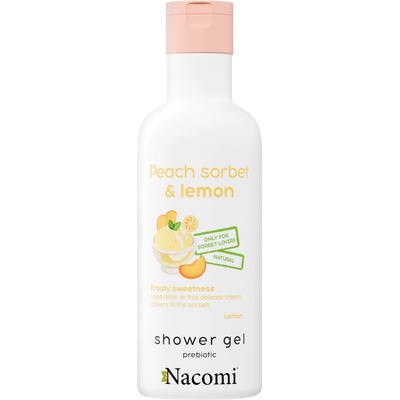 Nacomi Sprchový gél Broskyňový sorbet s citrónom 300 ml