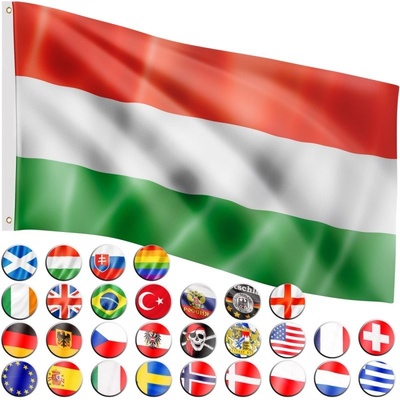 FLAGMASTER® Maďarsko 120 x 80 cm