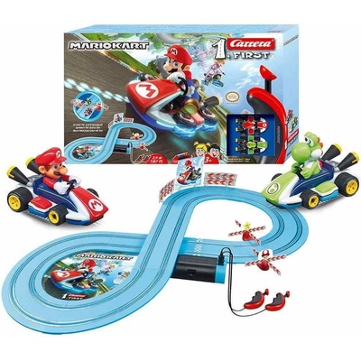 Milly Mally Autodráha Carrera FIRST Nintendo Mario Kart Mario and Yoshi 24 m