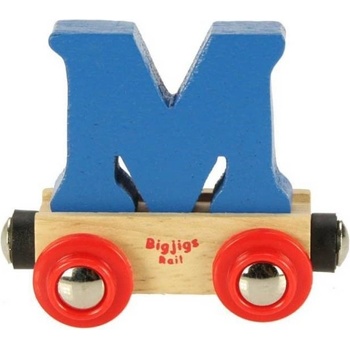 Bigjigs vagónik Písmeno M