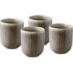 House Nordic Сиво-бежови глинени чаши в комплект 4 бр. 360 ml Viola - House Nordic (4701001)