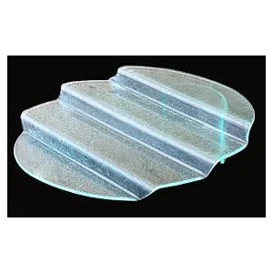 3D the glassware company D-Дисплей за етажно сервиране ЕЛИПСА 31*45см-4 нива (6963-001) БЯЛО (0103109)